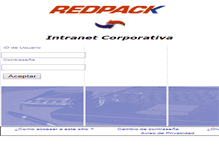 Tablet Screenshot of intranet.redpack.com.mx